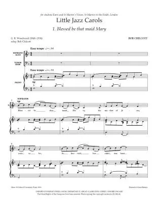 Little Jazz Carols - Chilcott - Book - SATB/Piano