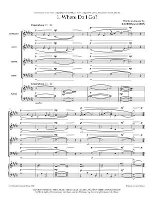 My Own Design - Gimon - Vocal Score - SATB/Piano