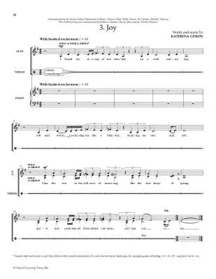 My Own Design - Gimon - Vocal Score - SSAA/Piano