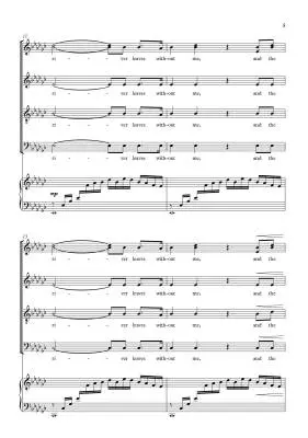 If the River Leaves without me - Esmail - Choral Octavo - SSATB/Piano