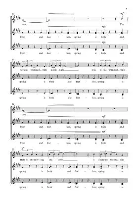 Songs of Spring - Quartel - Choral Octavo - SSSAA A Cappella