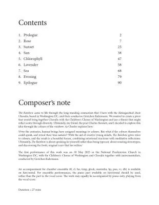 The Rainbow - Chilcott - Vocal Score - SATB Accompanied