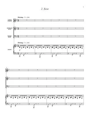 The Rainbow - Chilcott - Vocal Score - SATB Accompanied