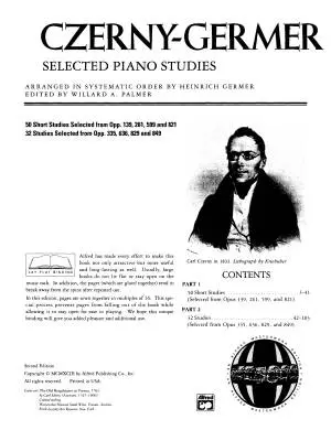 Selected Piano Studies, Volume 1 - Czerny - Piano - Book