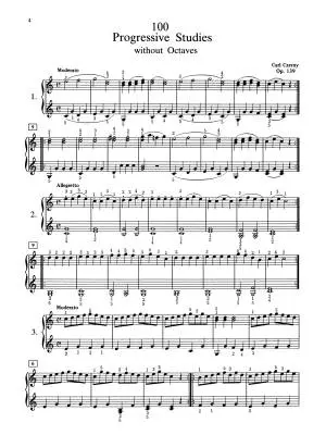 100 Progressive Studies without Octaves, Op. 139 - Czerny/Hinson - Piano - Book