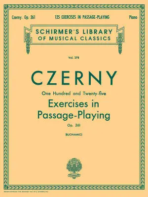 G. Schirmer Inc. - 125 Exercises in Passage Playing, Op. 261 - Czerny/Buonamici - Piano - Book