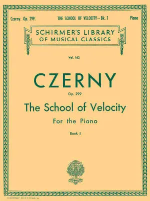 G. Schirmer Inc. - School of Velocity, Op. 299, Book 1 - Czerny/Vogrich - Piano - Book