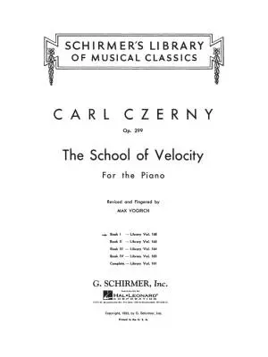 School of Velocity, Op. 299, Book 1 - Czerny/Vogrich - Piano - Book
