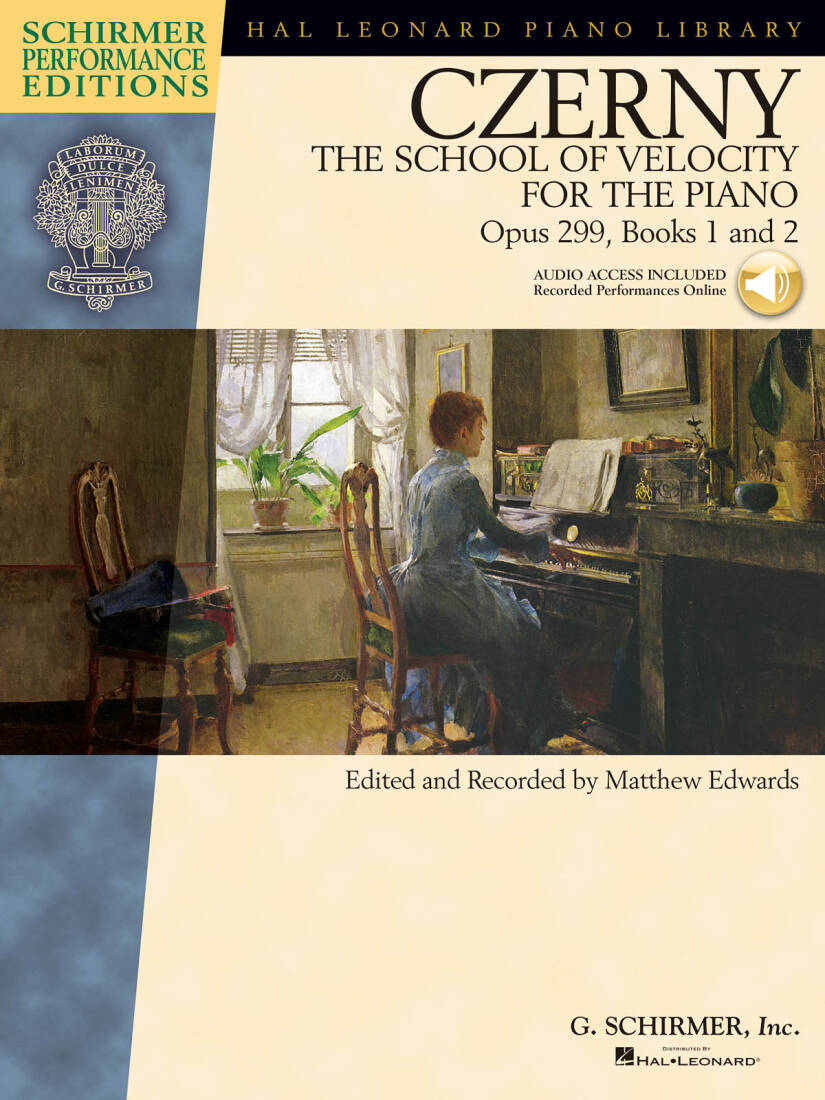 The School of Velocity, Opus 299, Books 1 and 2 - Czerny - Piano - Book/Audio Online