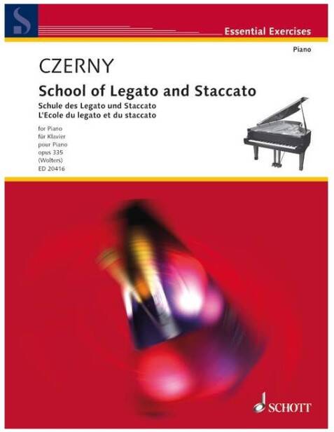 School of Legato and Staccato, Op. 335 - Czerny/Wolters - Piano - Book