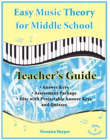 Easy Music Theory for Middle School - Harper - Teachers Guide - Book/CD