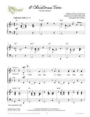 O Christmas Tree: Seasonal Singing Activities and Holiday Music - Loney/Adams - Book