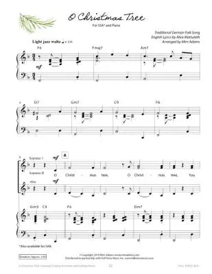 O Christmas Tree: Seasonal Singing Activities and Holiday Music - Loney/Adams - Book