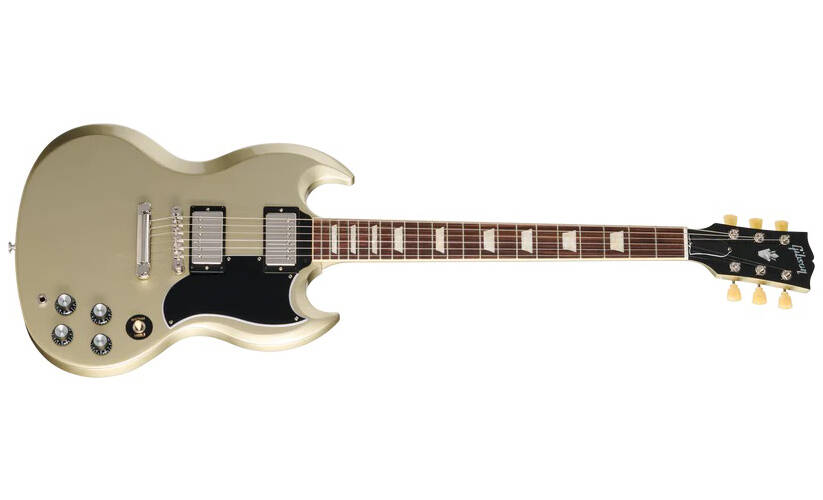 SG Standard \'61 Electric Guitar with Hardshell Case - Golden Mist Poly