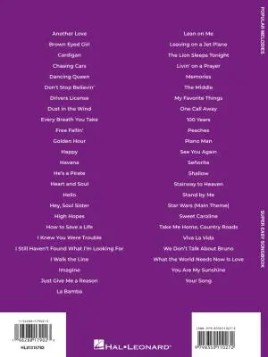 Popular Melodies: Super Easy Songbook - Piano - Book