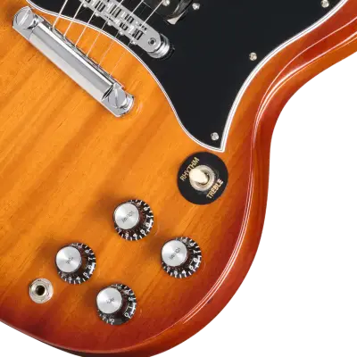 Sadler Vaden SG Standard Electric Guitar with Hardshell Case - Natural Burst