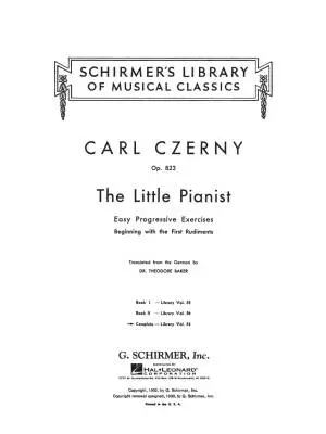 Little Pianist, Op. 823 (Complete) - Czerny - Piano - Book