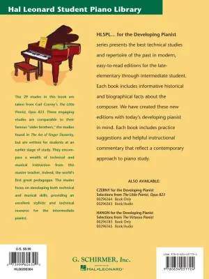 Selections from The Little Pianist, Op. 823 - Czerny - Piano - Book