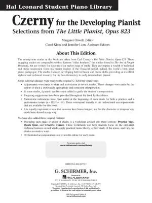 Selections from The Little Pianist, Op. 823 - Czerny - Piano - Book/Audio Online