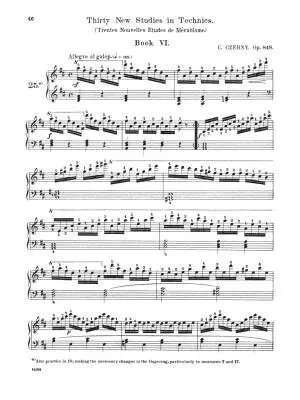 Thirty New Studies in Technics, Op. 849 - Czerny/Buonamici - Piano - Book