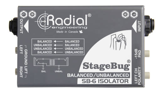 StageBug SB-6 Audio Isolator