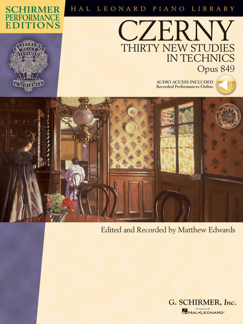 Thirty New Studies in Technics, Op. 849 - Czerny/Edwards - Piano - Book/Audio Online