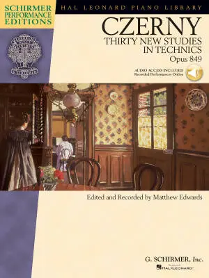 G. Schirmer Inc. - Thirty New Studies in Technics, Op. 849 - Czerny/Edwards - Piano - Book/Audio Online