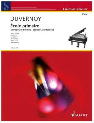 Schott - Elementary Studies, Op. 176 - Duvernoy/Heumann - Piano - Book