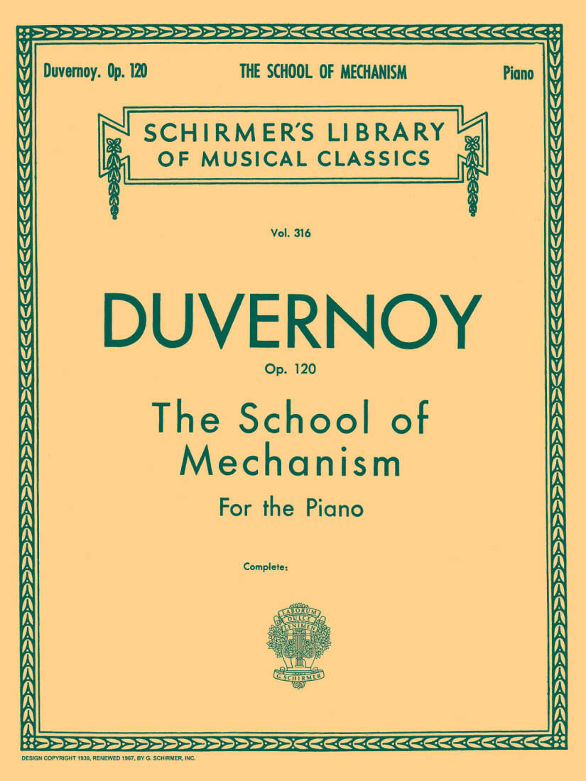 School of Mechanism, Op. 120 - Duvernoy/Klauser  - Piano - Book