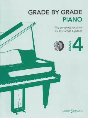 Boosey & Hawkes - Grade by Grade: Piano, Grade 4  - Farrington - Book/CD