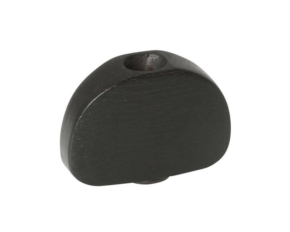 Standard Size Ebony Kidney Buttons (6)