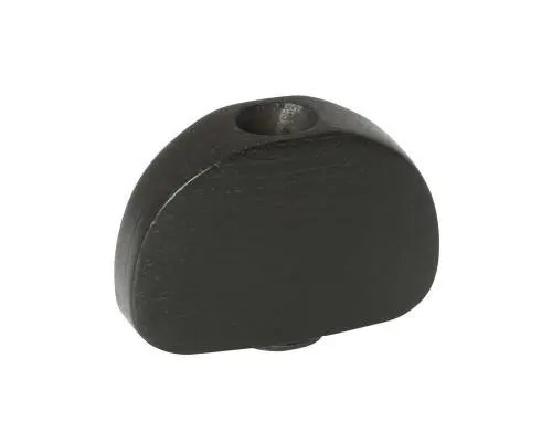 Grover - Standard Size Ebony Kidney Buttons (6)