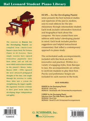 Hanon for the Developing Pianist - Piano - Book/Audio Online