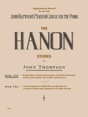 Hanon Studies, Book 1 - Thompson - Piano - Book
