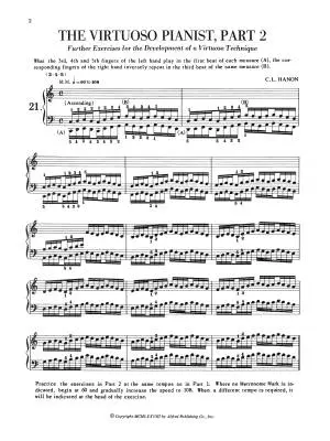 The Virtuoso Pianist in 23 Exercises, Book 2 - Hanon/Small - Piano - Book