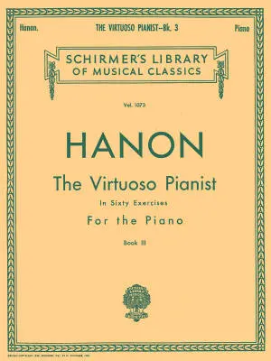 Virtuoso Pianist in 60 Exercises, Book 3 - Hanon - Piano - Book