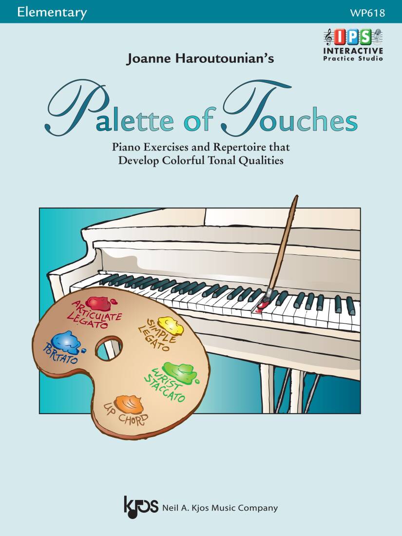 Palette of Touches, Elementary - Haroutounian - Piano - Book/Audio Online