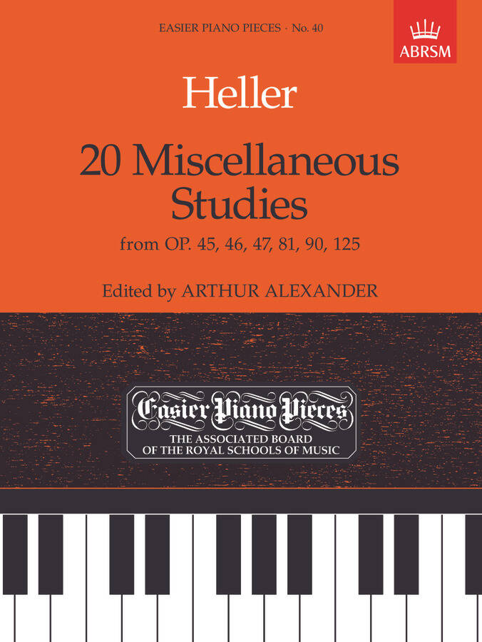 20 Miscellaneous Studies - Heller - Piano - Book