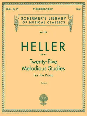 G. Schirmer Inc. - 25 Melodious Studies, Op. 45 (Complete) - Heller - Piano - Book