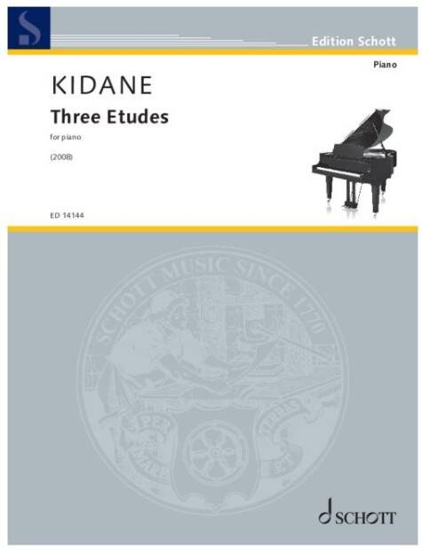 Three Etudes - Kidane - Piano - Book