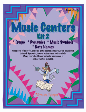 Music Centers Kit 2 (Grades 3-6) - Harper - Game Boards
