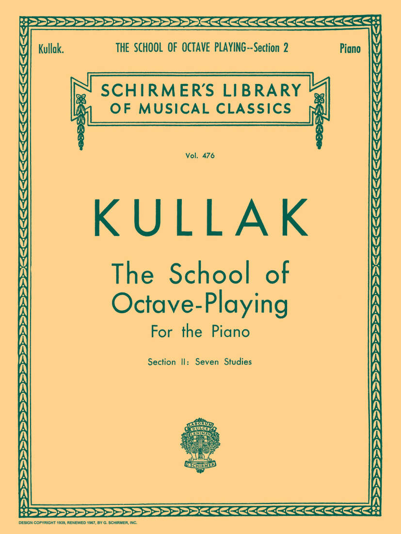 School of Octave Playing, Op. 48, Book 2 - Kullak - Piano - Book