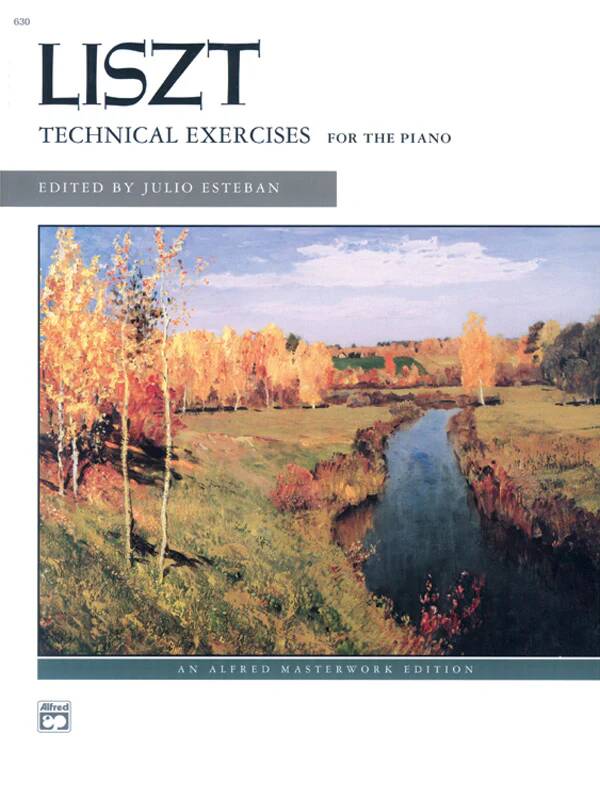 Technical Exercises (Complete) - Liszt/Esteban - Piano - Book