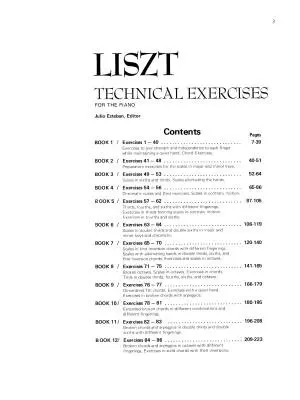 Technical Exercises (Complete) - Liszt/Esteban - Piano - Book