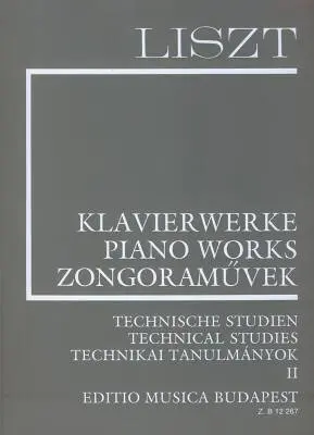 Editio Musica Budapest - Technical Studies, Volume 2 - Liszt/Mezo - Piano - Book