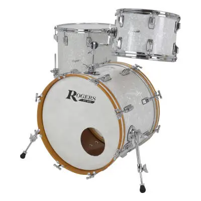 Rogers Drums - PowerTone 3-Piece Shell Pack (20,13,16) - White Marine Pearl