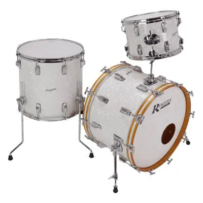 Rogers Drums - PowerTone 3-Piece Shell Pack (22,13,16) - White Marine Pearl