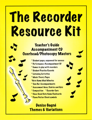 Themes & Variations - Recorder Resource Kit 1 with PowerPoints - Gagne - Book/CD-ROM