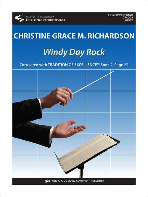 Windy Day Rock - Richardson - Concert Band - Gr. 2