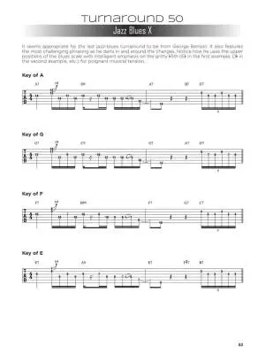 First 50 Blues Turnarounds You Should Play on Guitar - Rubin - Book